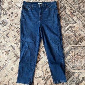 Madewell Dark Blue Skinny Jeans